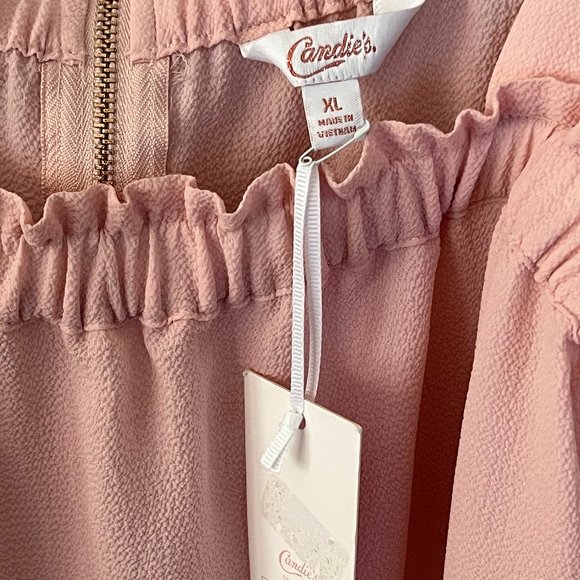 Candie's Separated Shoulder Soft Pink Top in Junior's Size XL NWT - Picture 5 of 11